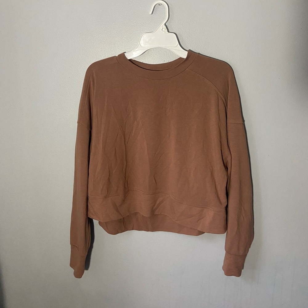 🌟 FREE IF BUNDLED Brown relaxed crew neck